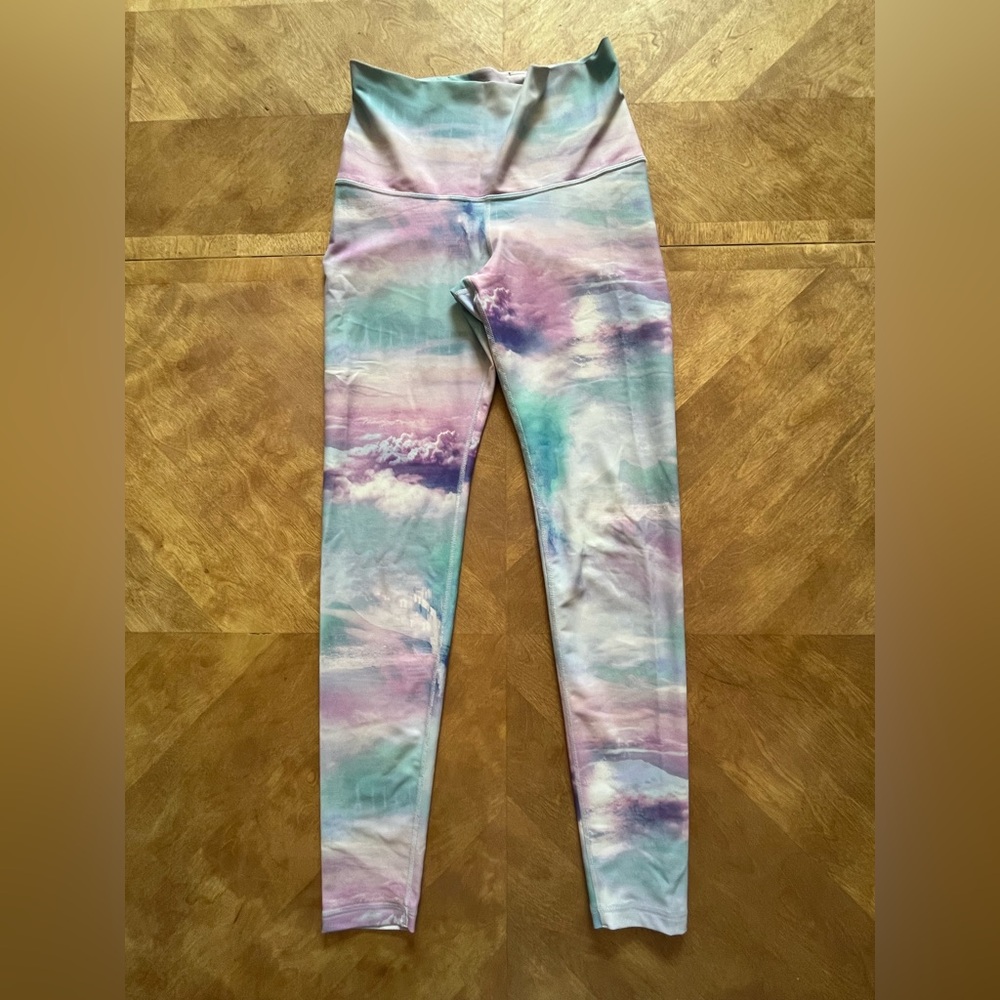 Old Navy Pastel Tie-Dye High-Waist Leggings
